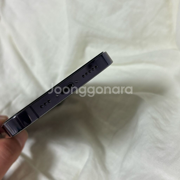 새상품급 아이폰14프로 128기가 배터리100% 딥퍼플--4