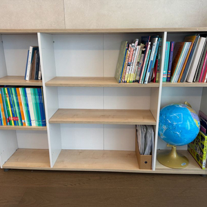 데스커 1600 3단 목제 책장