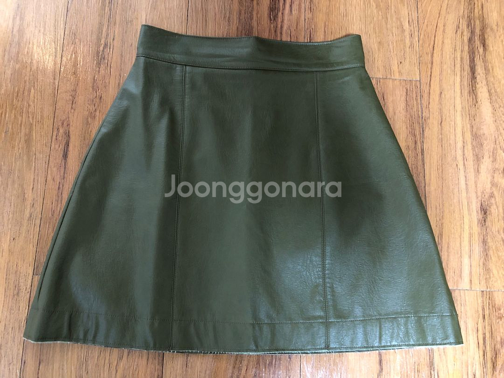 11am레더 스커트 판매해요 S사이즈--7