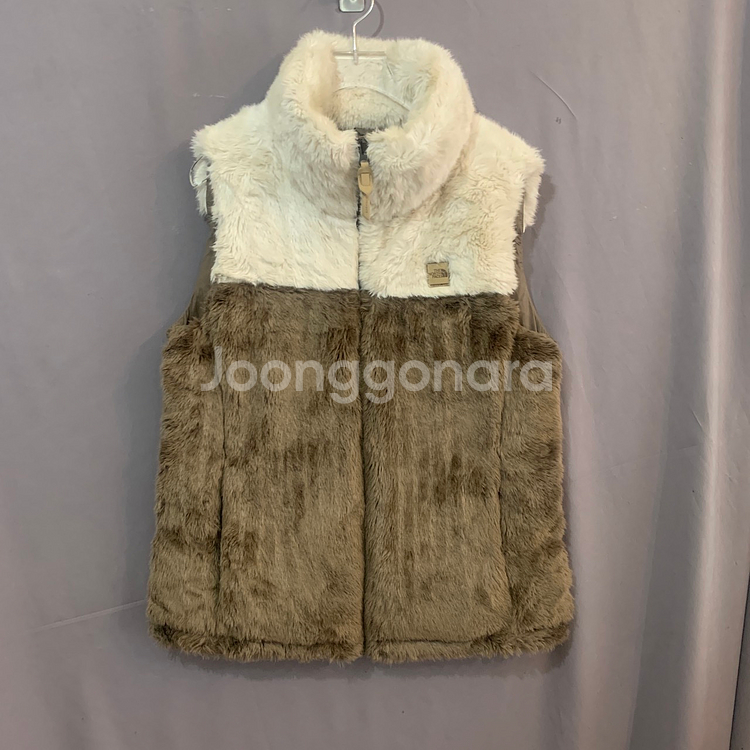 L 노스페이스 화이트라벨 퍼 오리털 덕다운 패딩 조끼--0