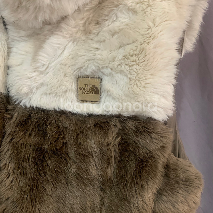 L 노스페이스 화이트라벨 퍼 오리털 덕다운 패딩 조끼--2