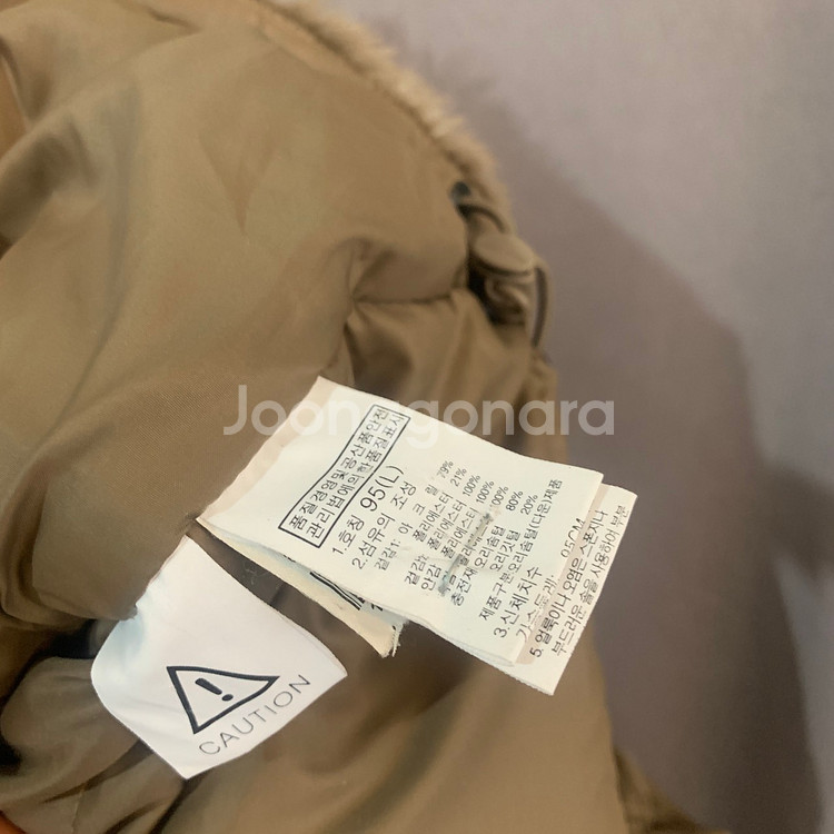 L 노스페이스 화이트라벨 퍼 오리털 덕다운 패딩 조끼--5