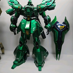 반다이 건담 mg 사자비 버카 도색작