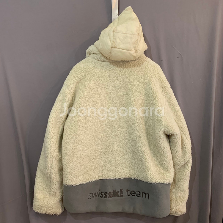 M 데상트 대장급 아우디 스위스 스키팀 슈퍼 플리스 후--2