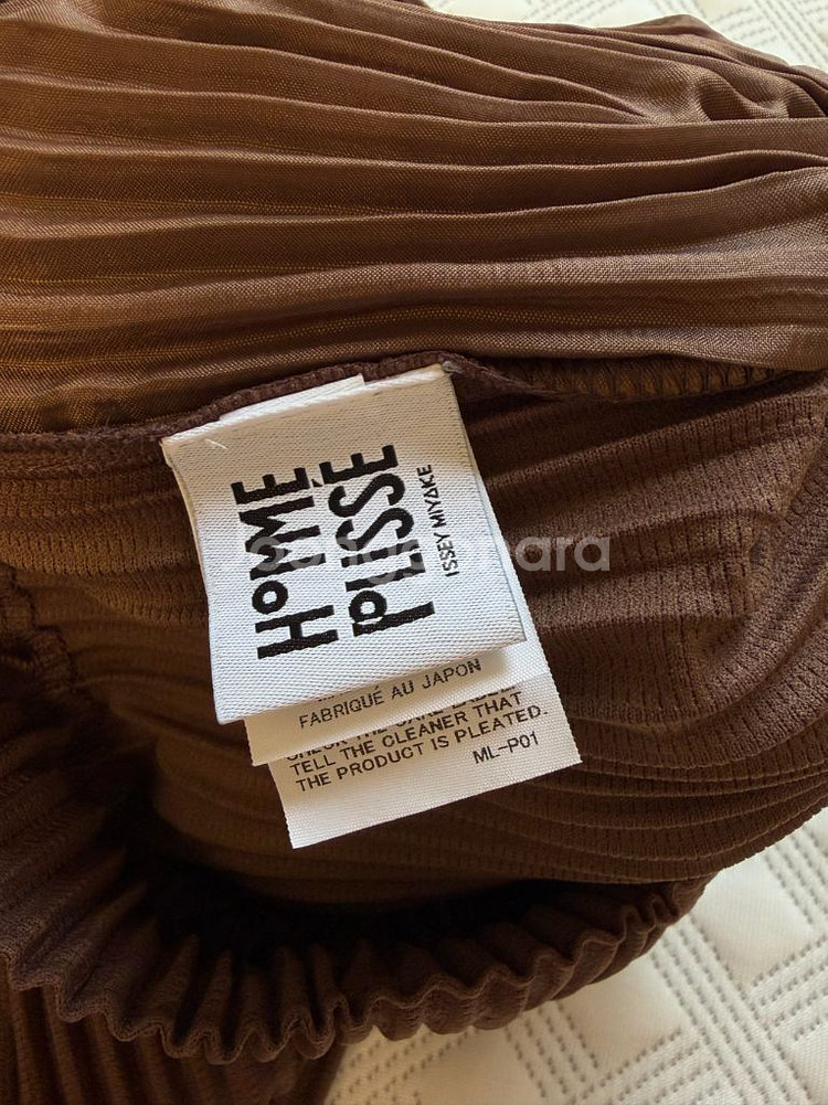 [2] 옴므플리세 JF124 팬츠 세피아 브라운--2