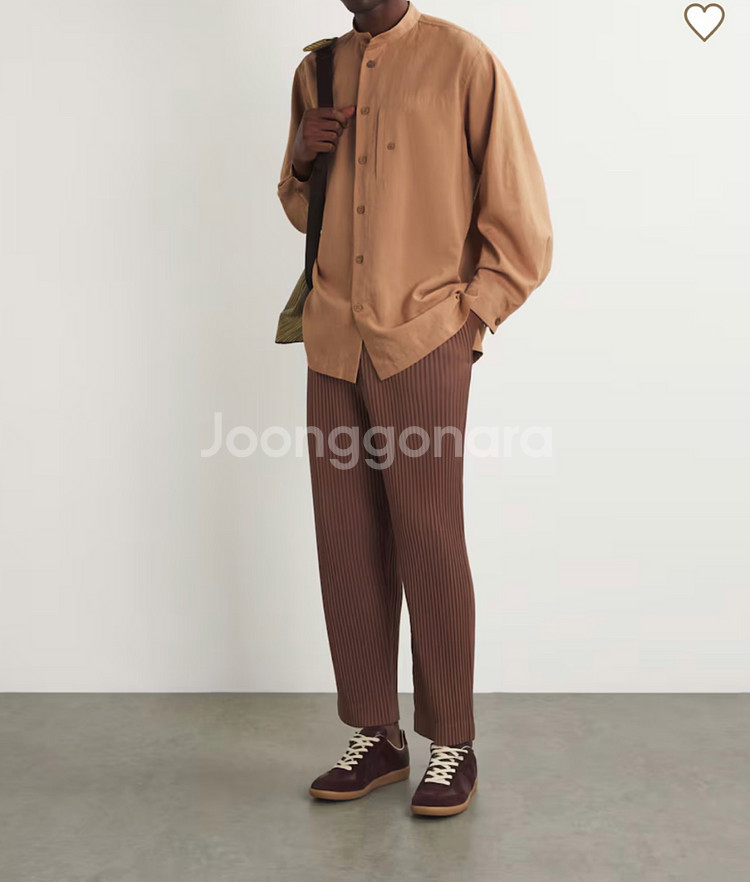 [2] 옴므플리세 JF124 팬츠 세피아 브라운--1