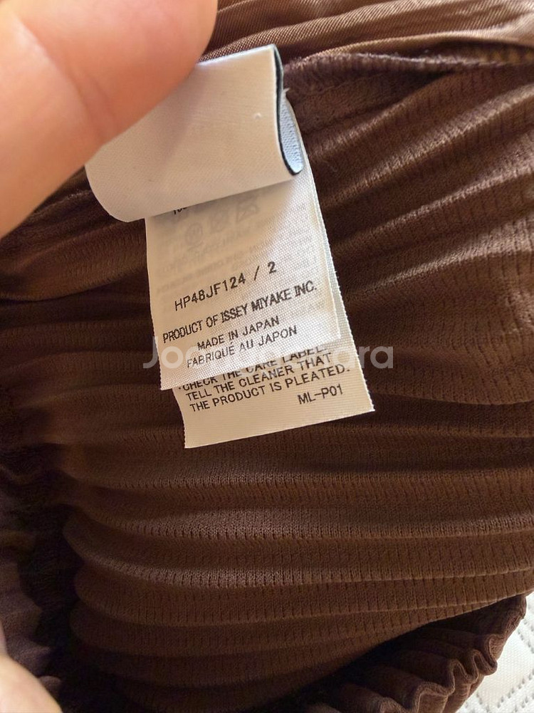 [2] 옴므플리세 JF124 팬츠 세피아 브라운--3