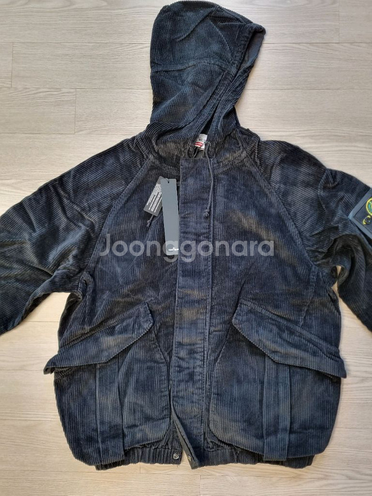 슈프림 x 스톤아일랜드 콜라보 코듀로이 자켓블랙--0