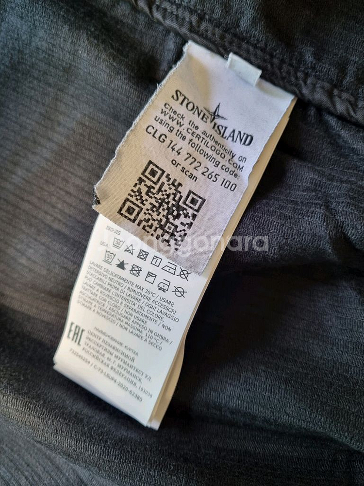 슈프림 x 스톤아일랜드 콜라보 코듀로이 자켓블랙--4