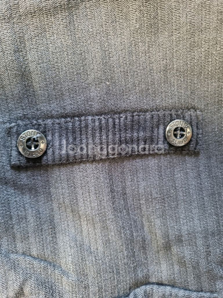 슈프림 x 스톤아일랜드 콜라보 코듀로이 자켓블랙--7