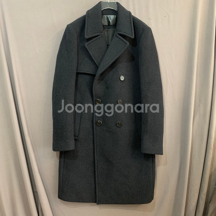 L 시스템옴므 캐시미어 혼방 더블 울코트--0