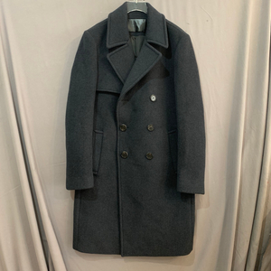 L 시스템옴므 캐시미어 혼방 더블 울코트