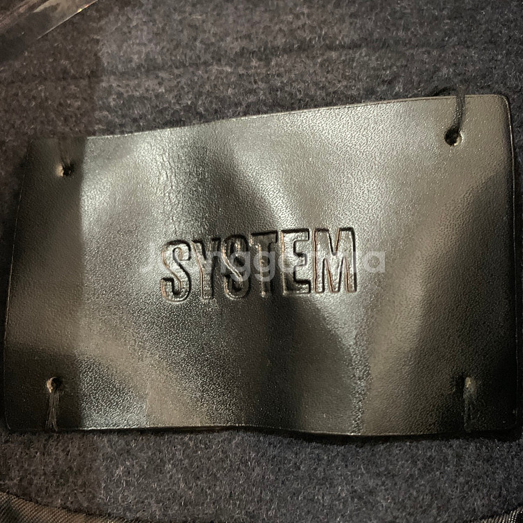 L 시스템옴므 캐시미어 혼방 더블 울코트--3