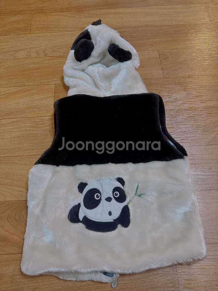 유아동 팬다 겨울 조끼--1