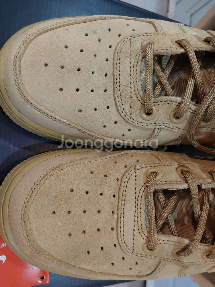 나이키 SF AF1 스페셜 필드 포스 클럽골드 250m--7