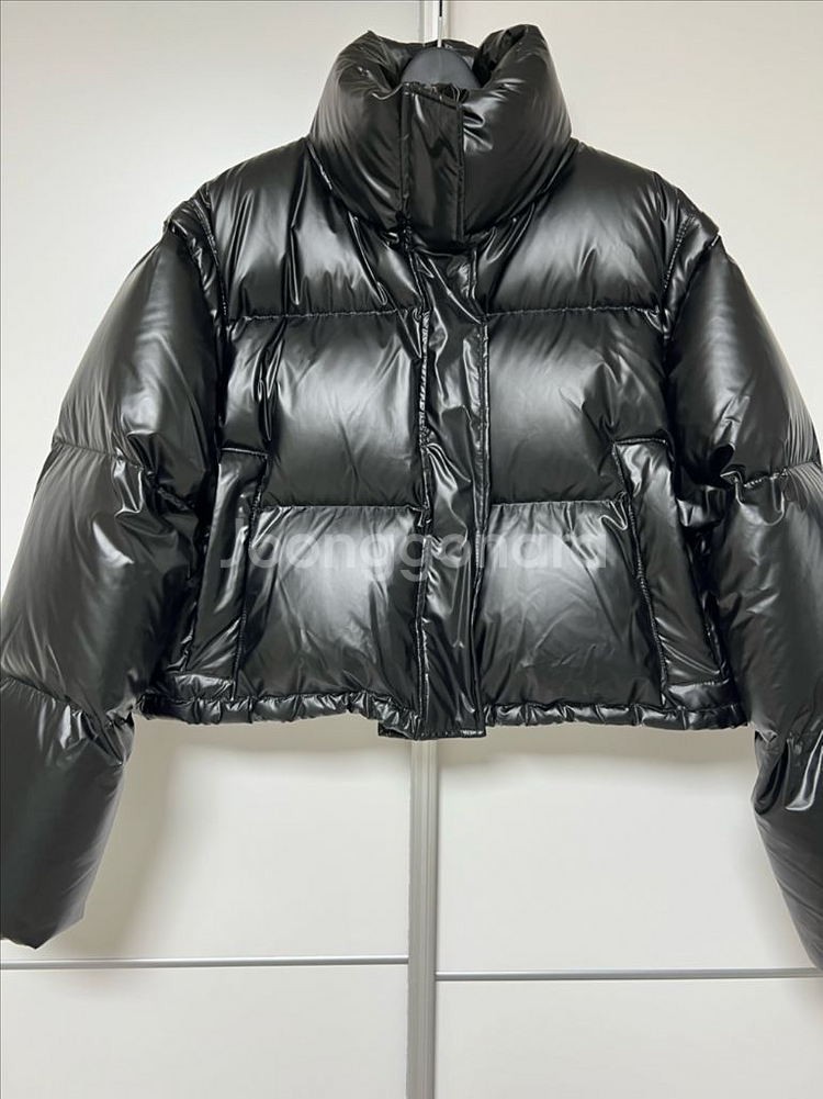 [새상품]브론 구스 패딩 블랙--0