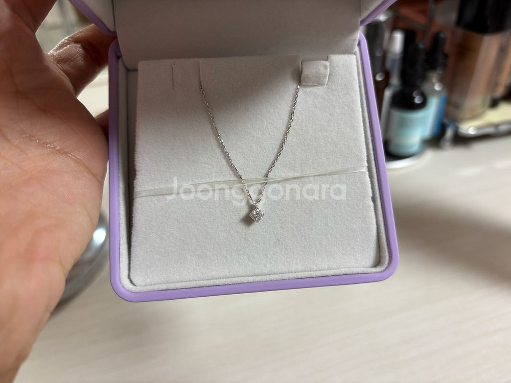 골든듀 모닝듀2 다이아 목걸이--0