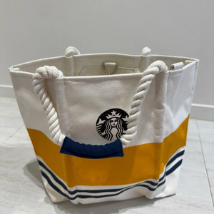 스타벅스 캔버스 토트백 새상품