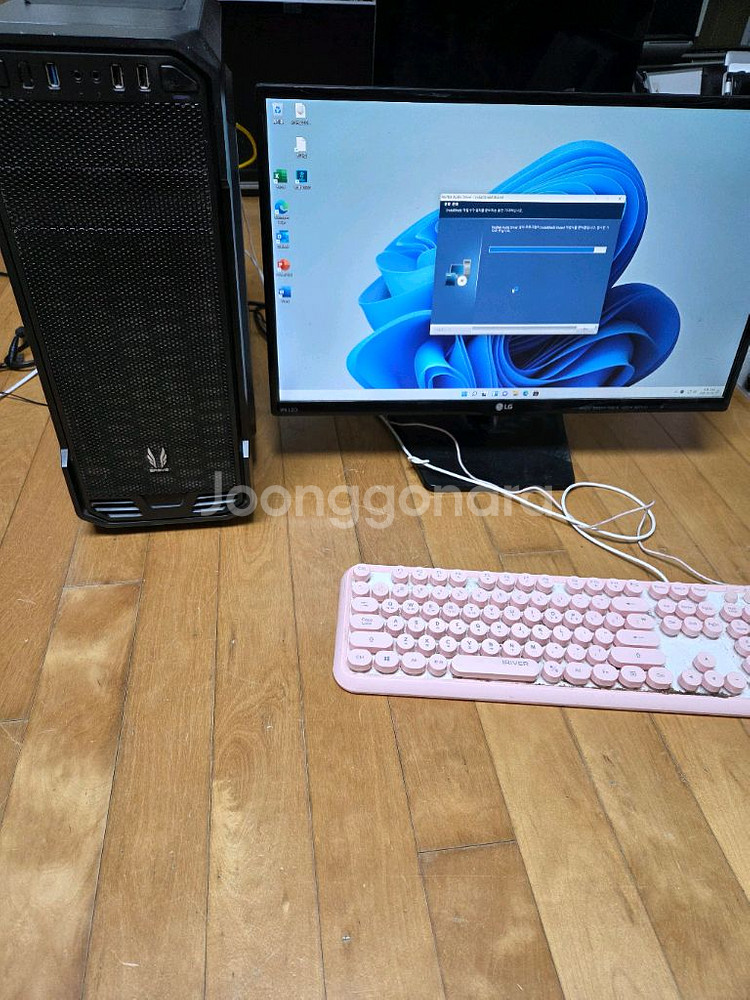 인텔 I5-7500 컴퓨터 본체 램16 SSD250 L--0