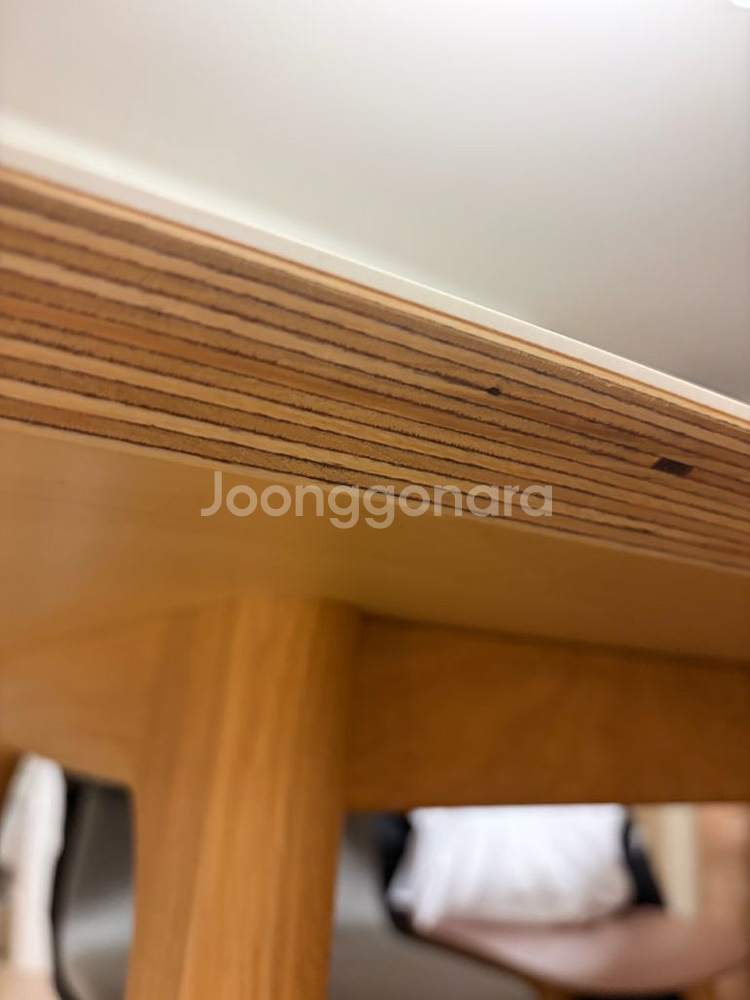 최고급 애쉬 원목 이태리 포세린 4인 식탁+의자--7