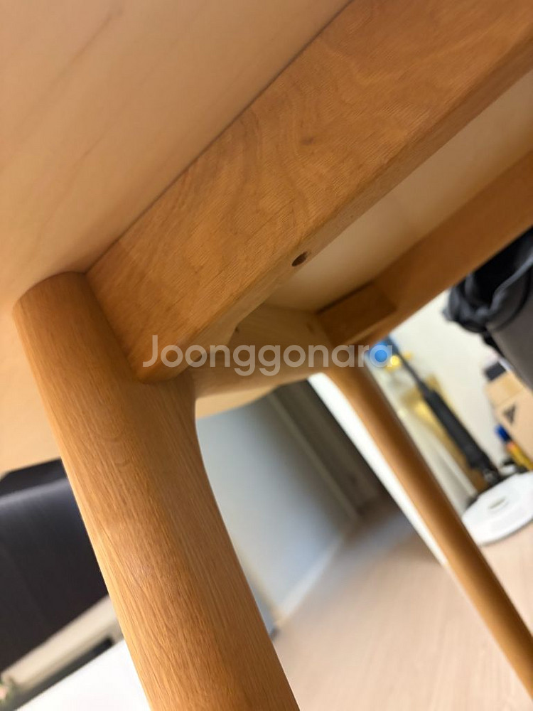 최고급 애쉬 원목 이태리 포세린 4인 식탁+의자--8