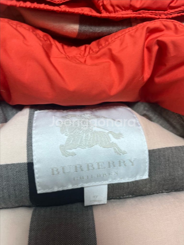 버버리키즈 패딩 8y (6살부터~)--4