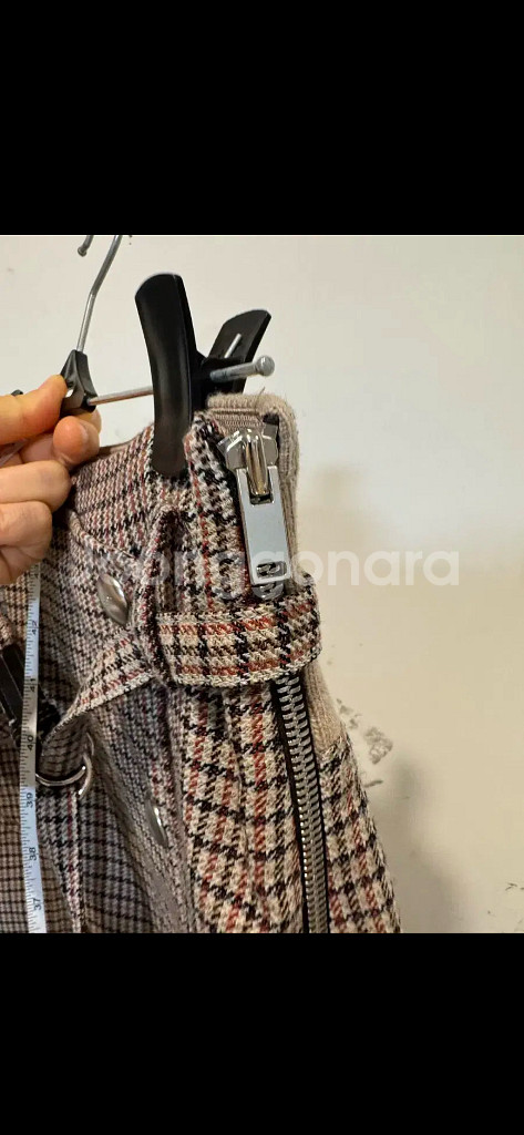 SYSTEM 시스템 울 스커트--8