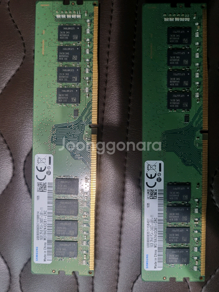 삼성 램 ddr4 2400T 16gb 2장--0