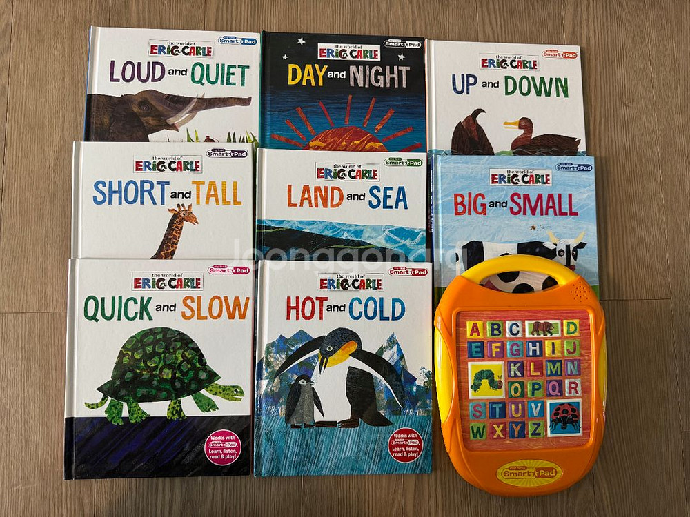 에릭칼 스마트패드 + 영어책 8권 세트--0