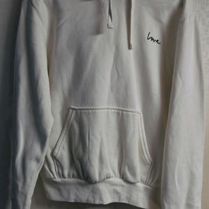 H&M Divided 흰색 후드티