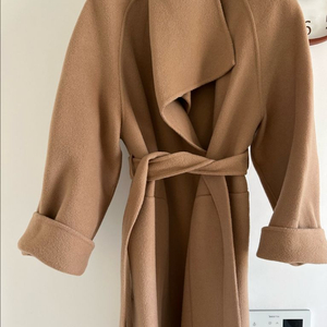 썸제이 카멜 롱코트팔아요