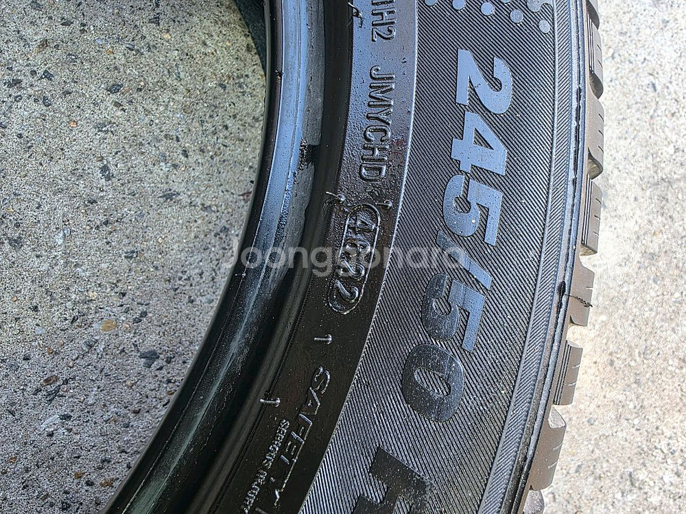 윈터타이어 245 50 19 중고--5