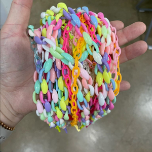 아크릴체인 플라스틱체인 마스크걸이재료