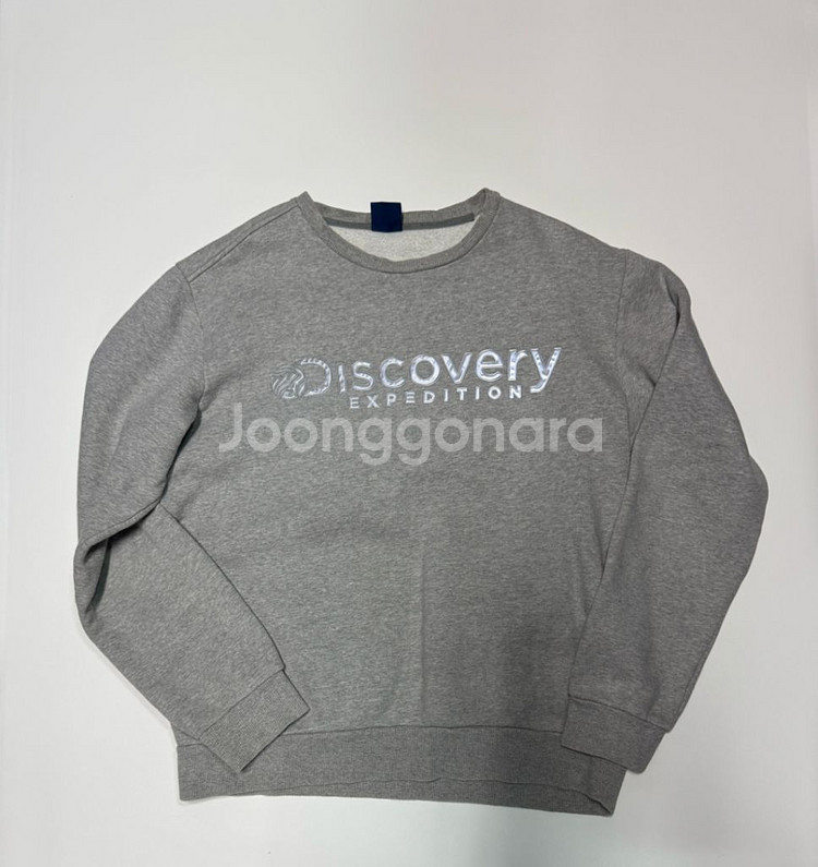 디스커버리 익스페디션 스팰로고 오버핏 맨투맨 XL--0