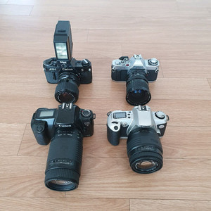 캐논 필름카메라 4대 일괄