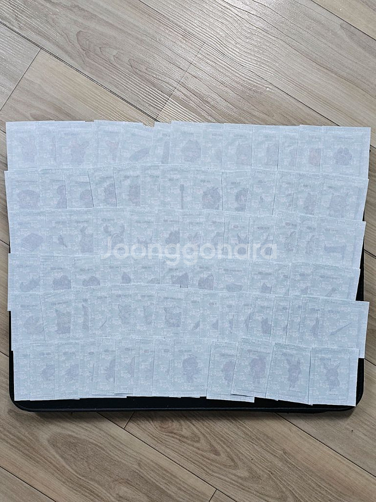 gs25 명일방주 띠부씰 80종전종세트--0