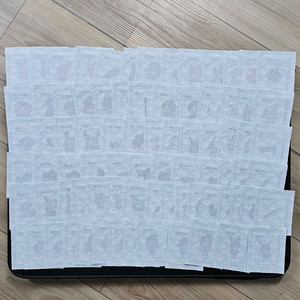 gs25 명일방주 띠부씰 80종전종세트