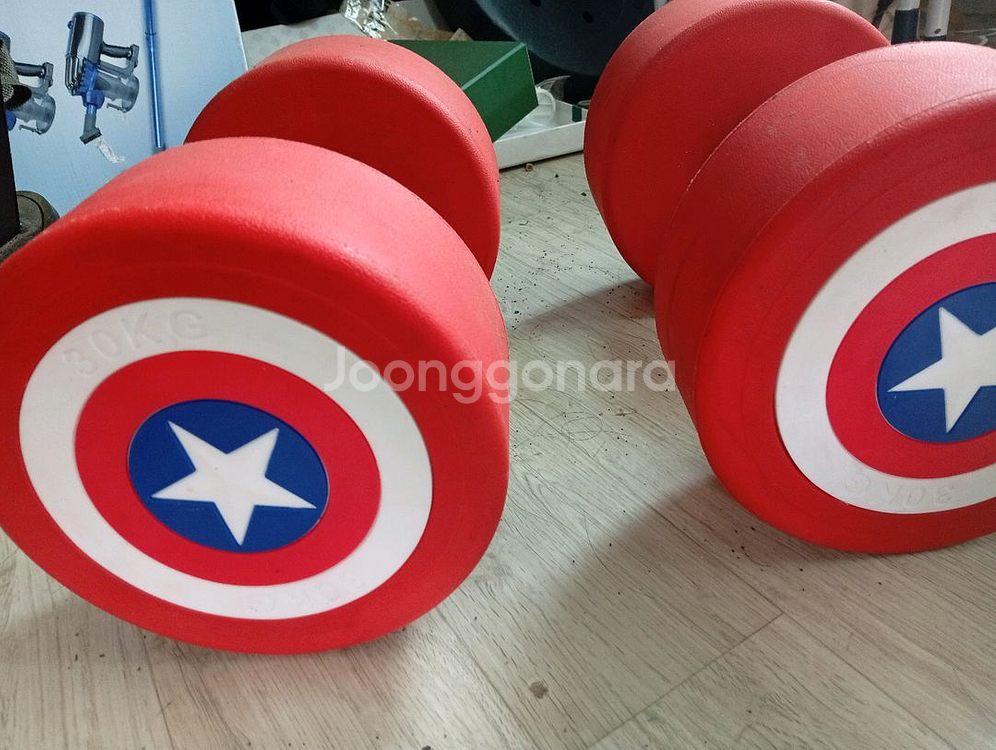 우레탄 덤벨 30kgx2개--0