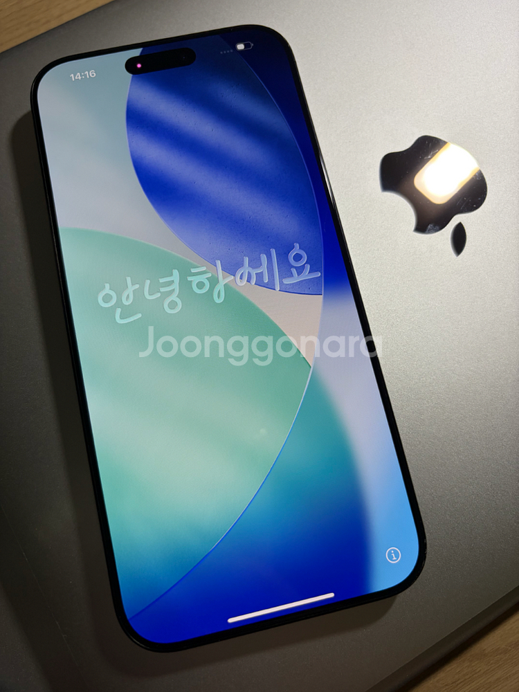 아이폰 16프로맥스 256GB 티타늄블랙(자급제)(급처--8