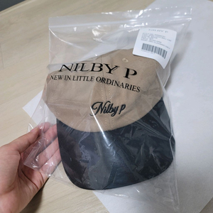 NILBY P logo ball cap 닐바이피 볼캡