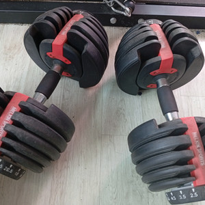 멜킨무게조절 덤벨 24kg 2개(거치대포함)