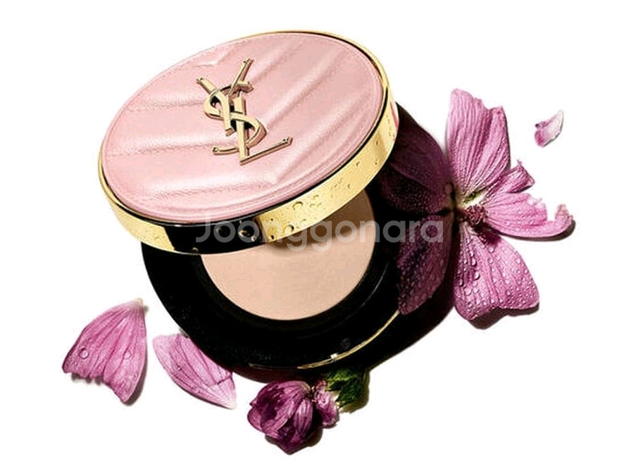 입생로랑 메쉬 핑크 쿠션--1