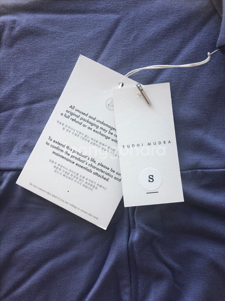 부디무드라 심플팟 앵클 팬츠 라일락 s 새상품--1