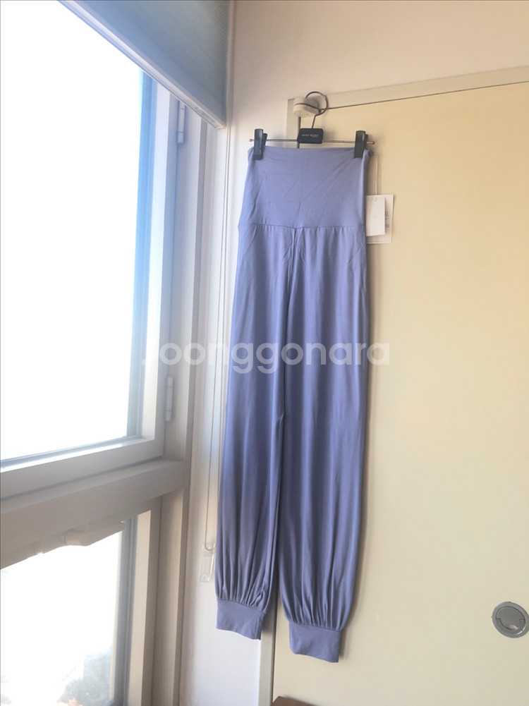 부디무드라 심플팟 앵클 팬츠 라일락 s 새상품--0