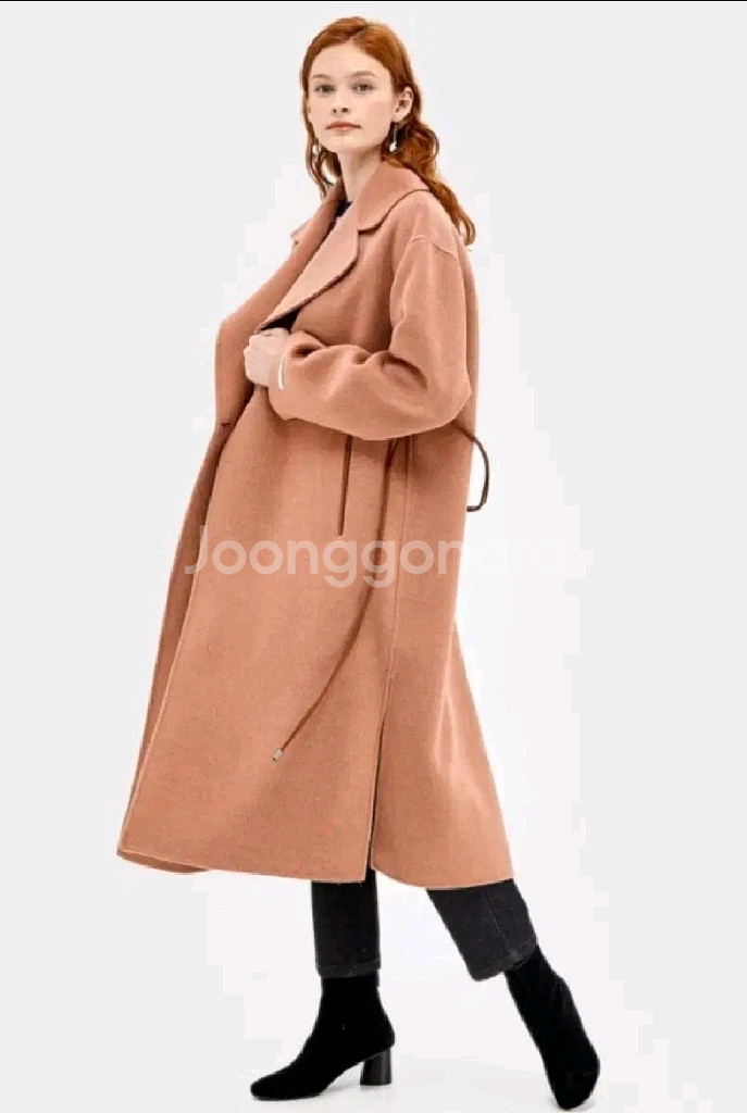 sjsj 울캐시미어 코트 66정도--4