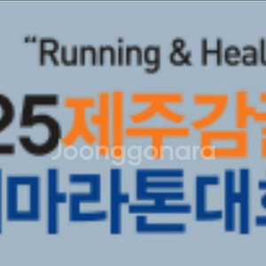 감귤마라톤 배번표 양도 받습니다. 이미지