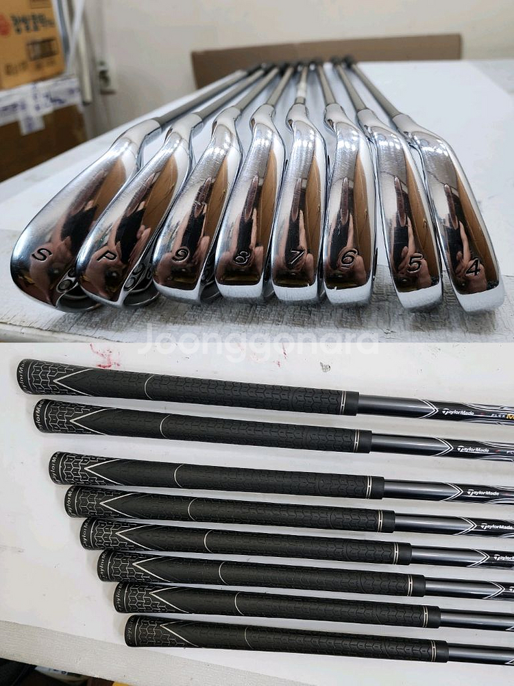 36만 테일러메이드 아이언 등 남성용 중고골프채 풀세트--2