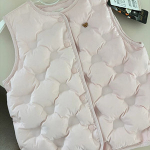 아가방 경량패딩조끼120 연핑크