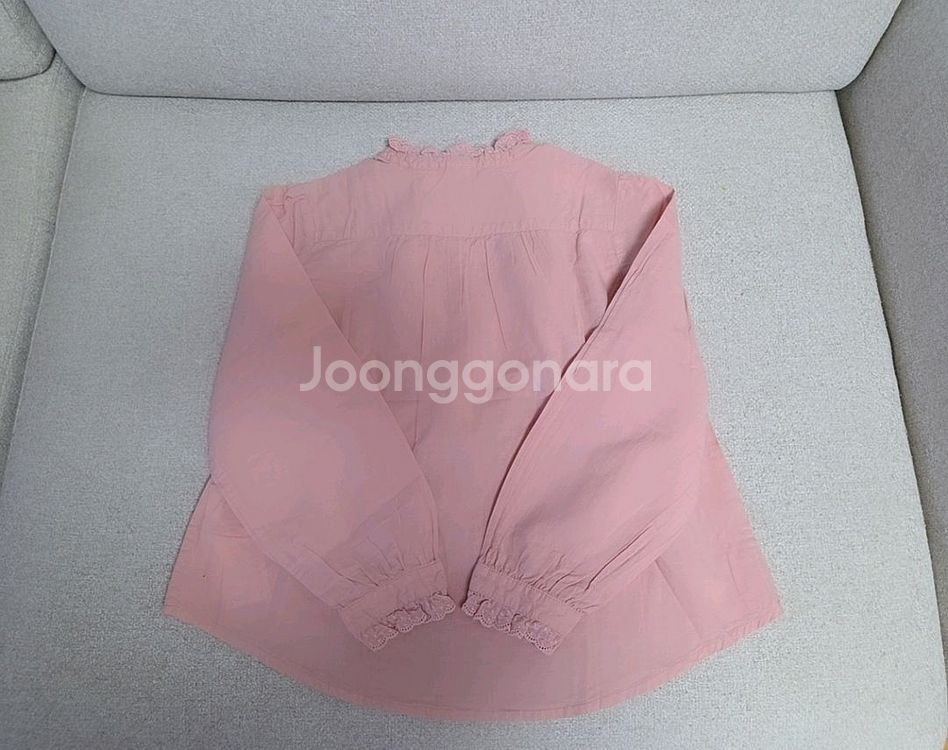 (새상품)BONTON 봉통 핑크 블라우스 8y--3