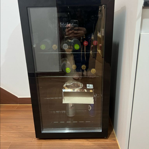 하이얼 미니 냉장 쇼케이스 132L 냉장고